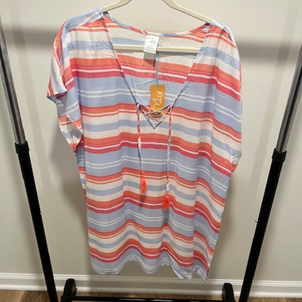 Patriotic Flair Tie-Up Shirt